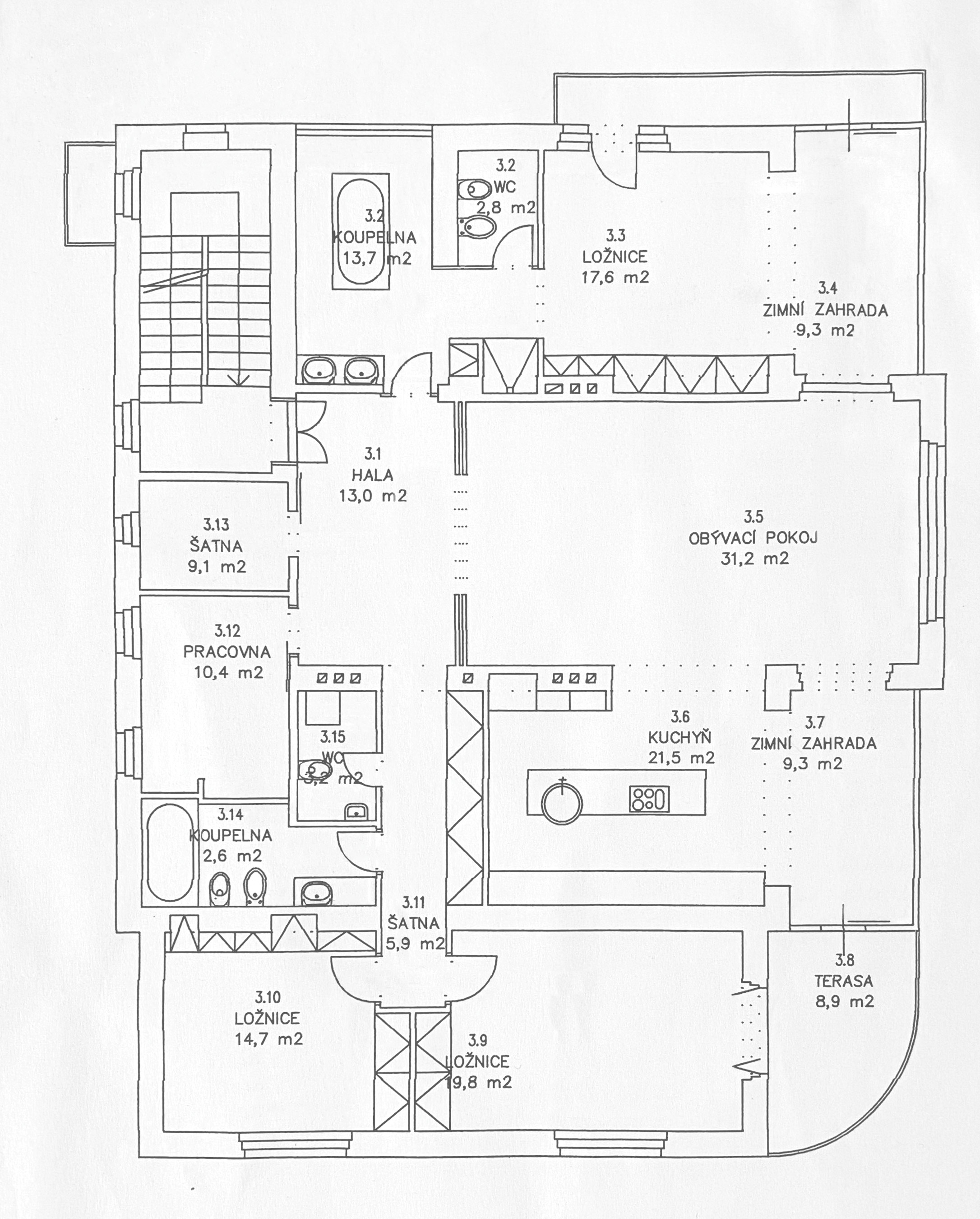 Floorplan Before Reconstruction