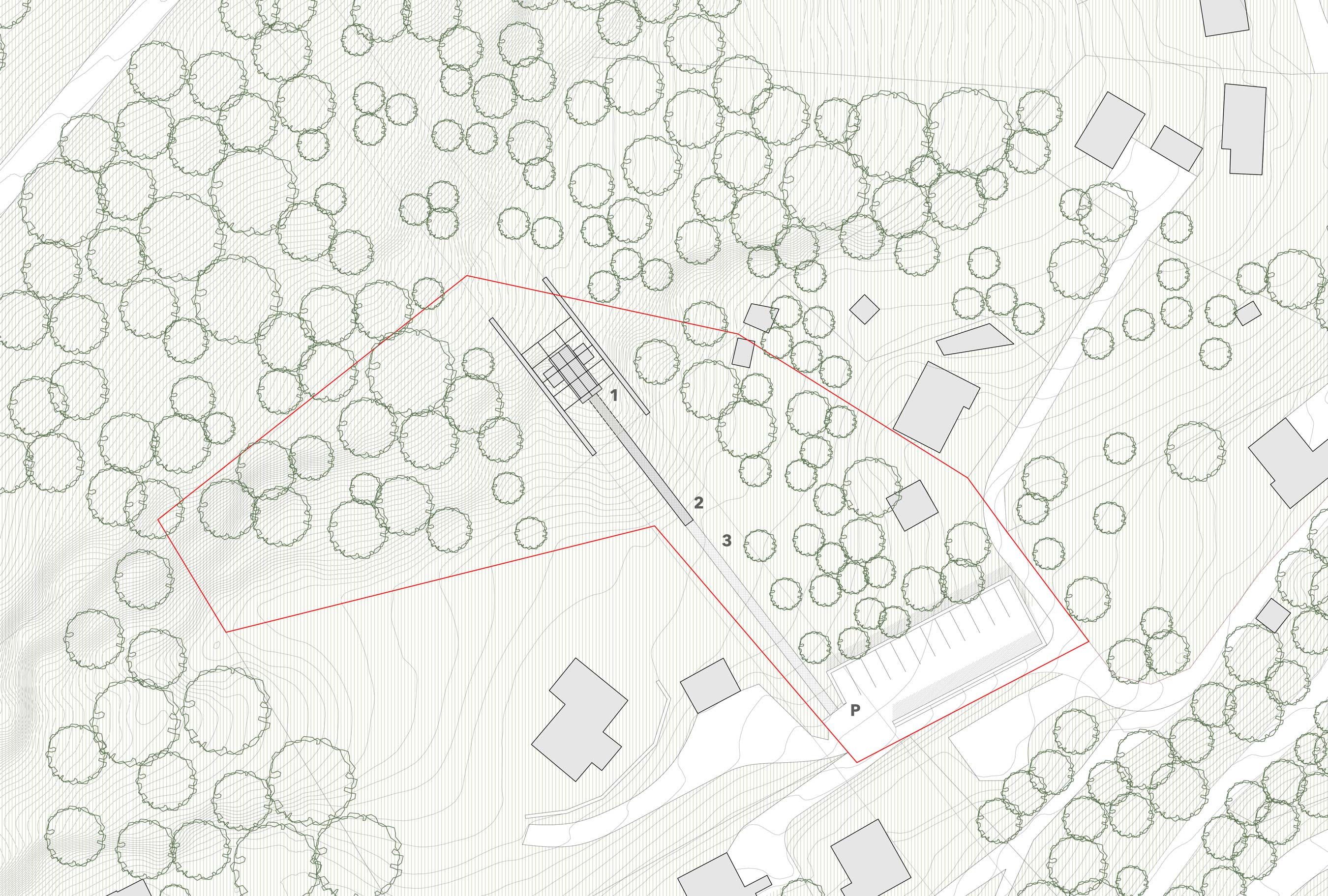 Station Briey - site plan