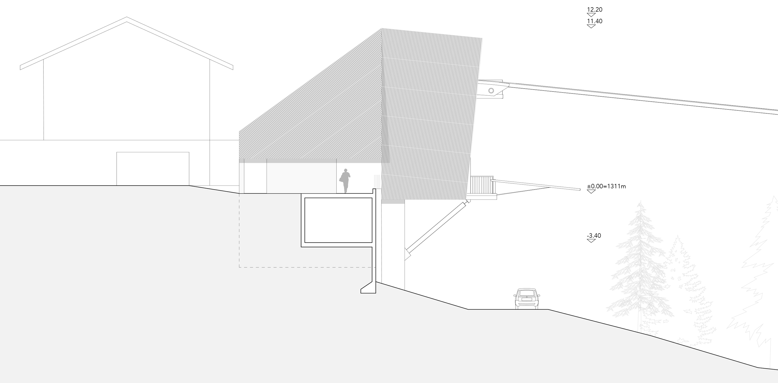 Station Vercorin - Elevation